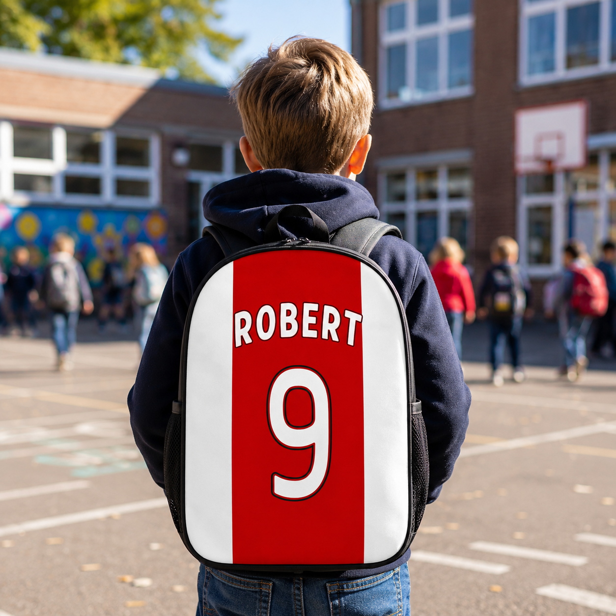 Gepersonaliseerde Ajax Rugzak met Naam en Rugnummer